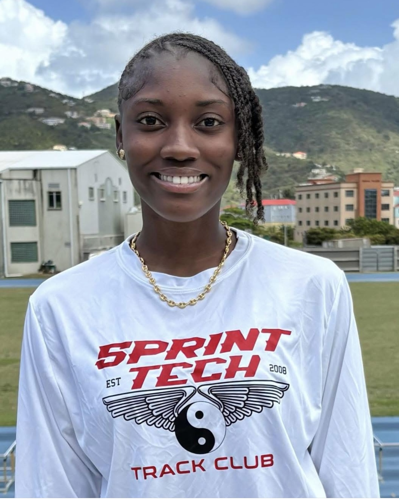 Jah’Kyla Morton equals personal best to qualify for the Carifta Games